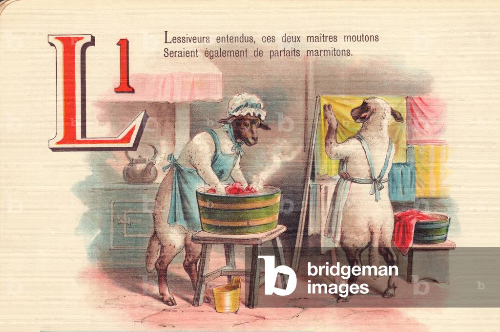 L: Laundry detergents heard, these two master sheep would also be perfect pots