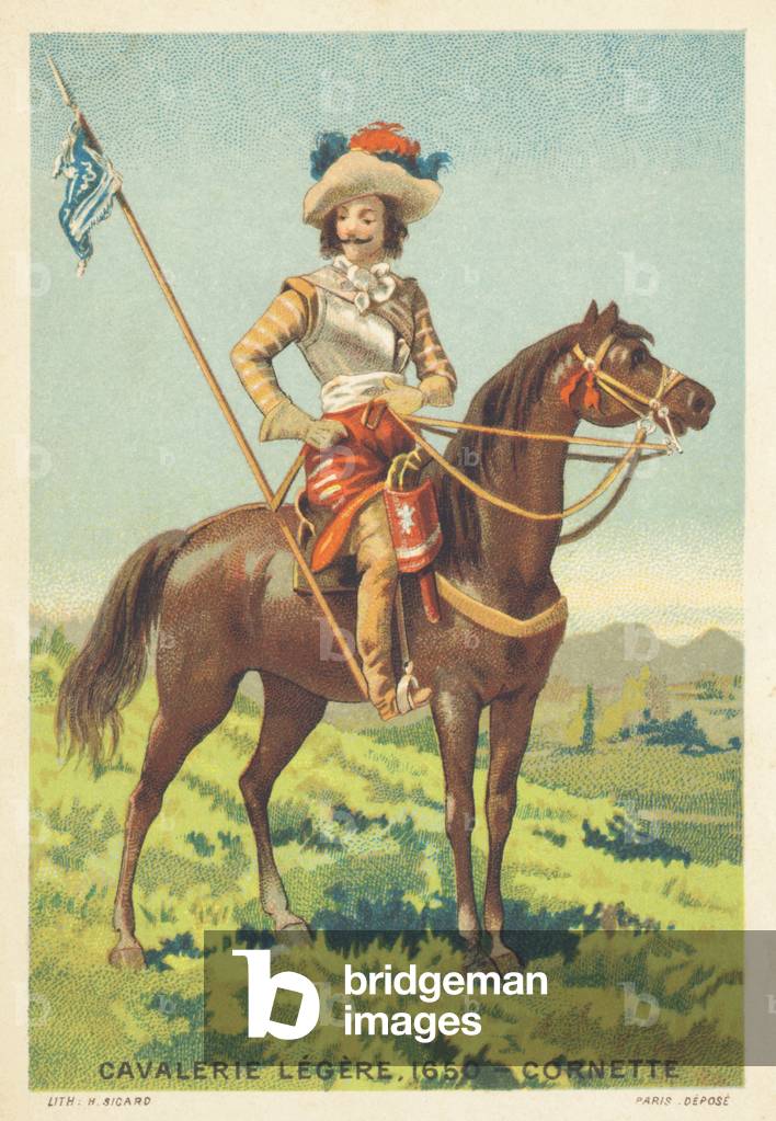 Light cavalry in 1650 — Cornette
