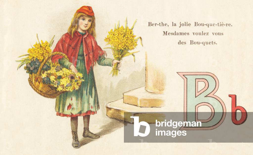 B: Berthe, the pretty Bouquetiere Ladies Want Bouquets