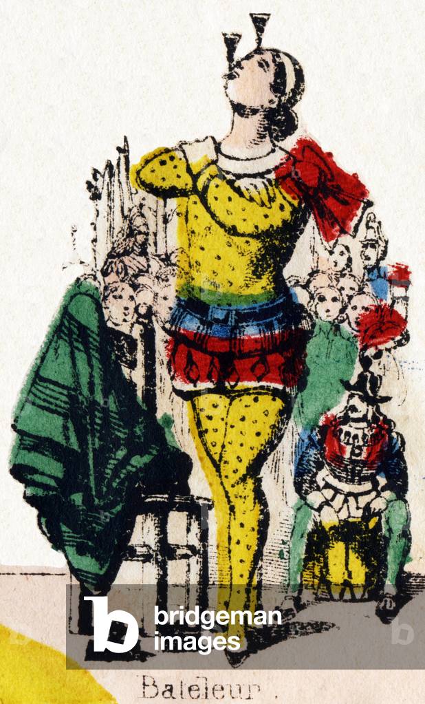 Skipper. Engraving in “” Characters and Costumes vary””. New Epinal Imaging. Imp. lith. Pinot et Sagaire, booksellers publishing at Epinal. Plate Ná411. Stencilled lithographs. Around 1850. Dim: 41 x 28 cm. Private Collection