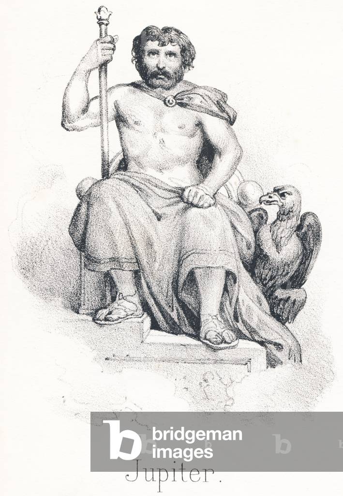 J Jupiter: Son of Saturn and Rhee Brotherhood of Titan Child, he was fed by the goat Amalthee