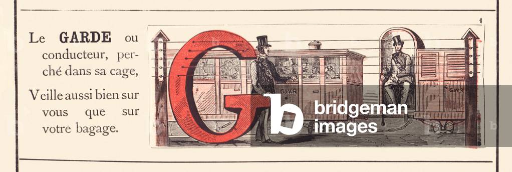 Railways alphabet G, 1860 (illustration)