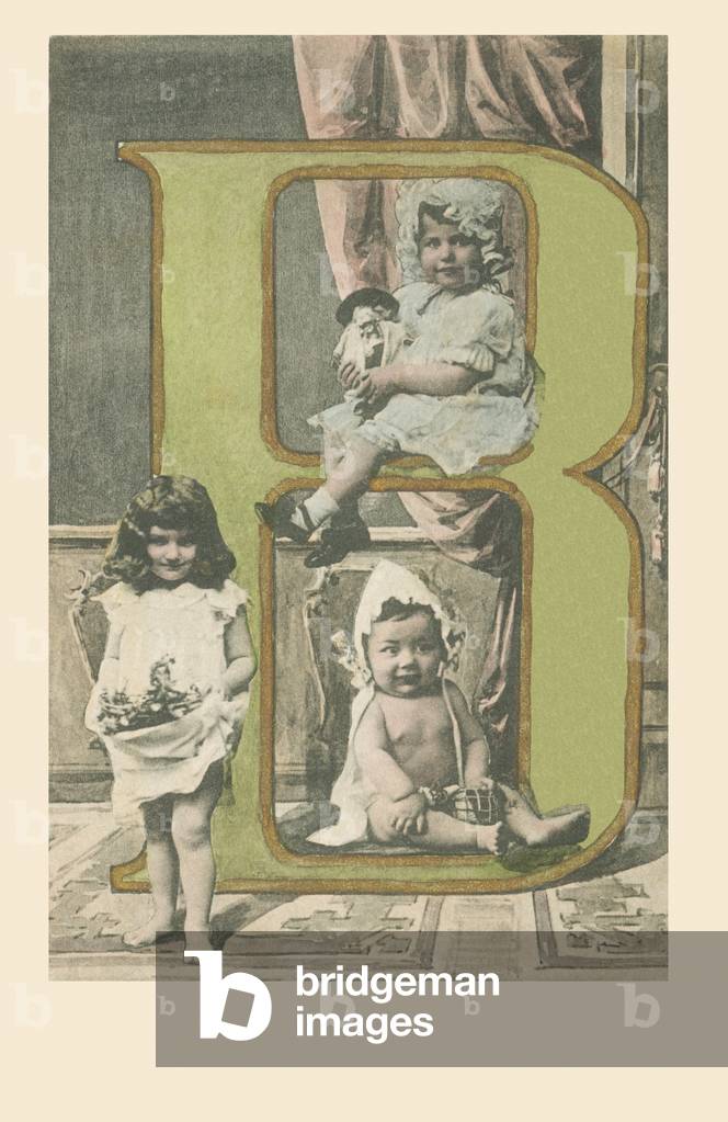 B: Three young children