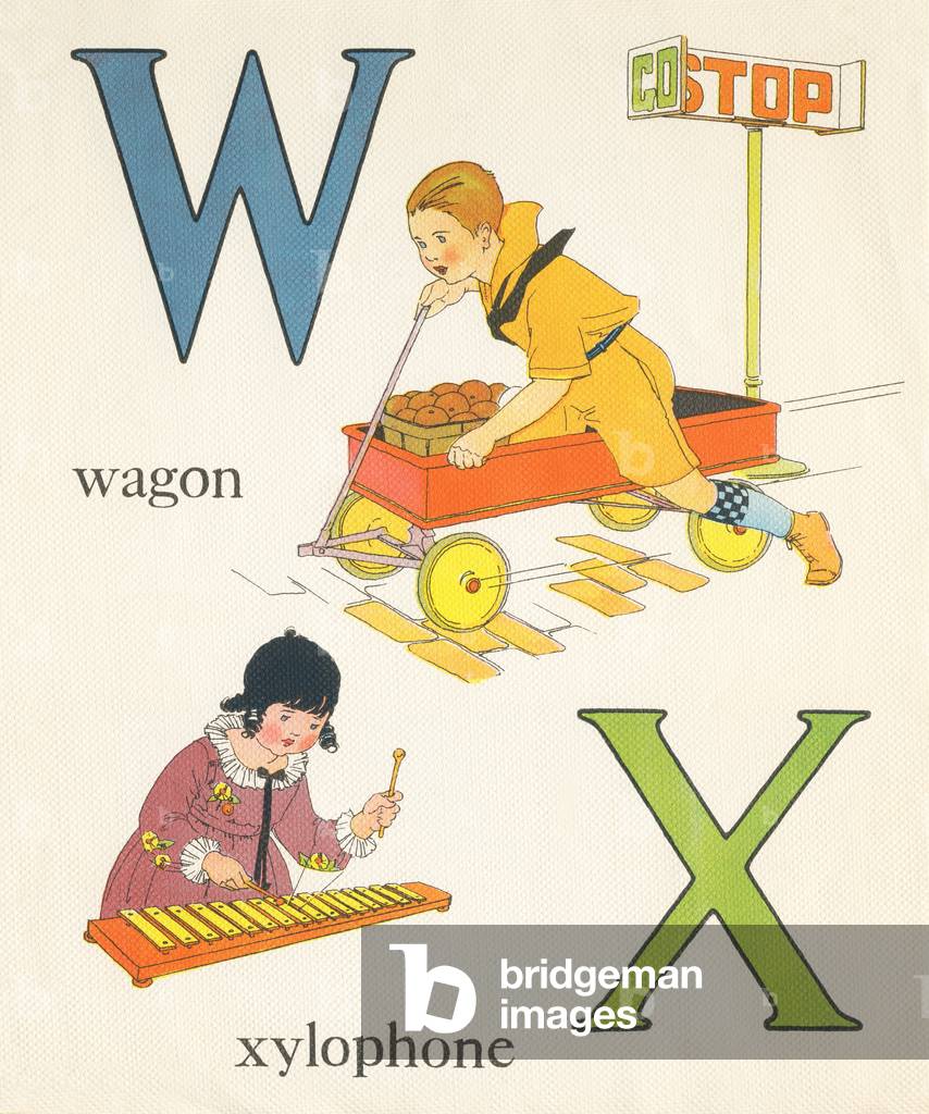 W X: wagon, xylophone