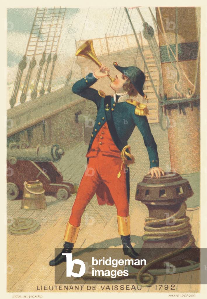 Lieutenant of a ship in 1792