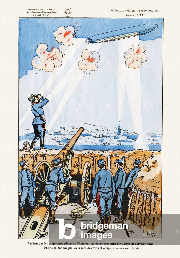 “Under the machine gun” - Images of the Great War, before 1920 (lithograph