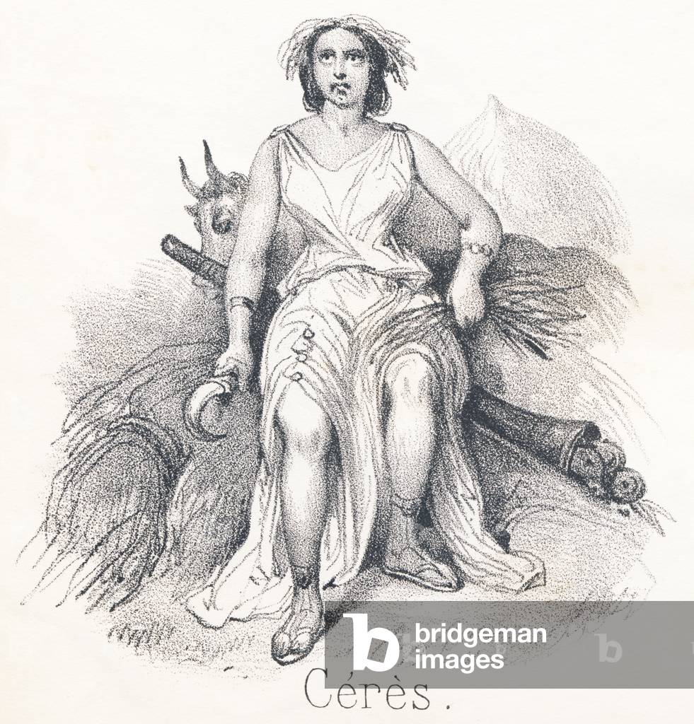 C Ceres: Daughter of Saturn and Cybele She was named goddess of land or agriculture