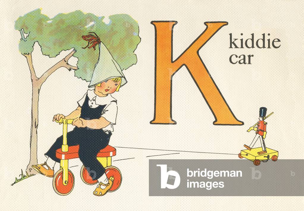 K: kiddie car