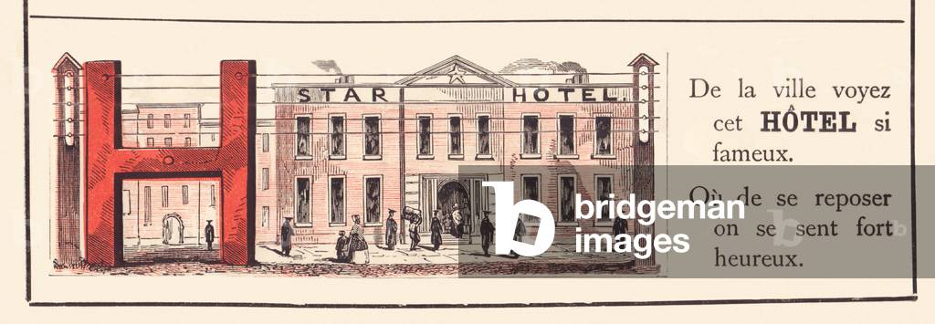 RAILWAY ALPHABET H, 1860 (illustration)