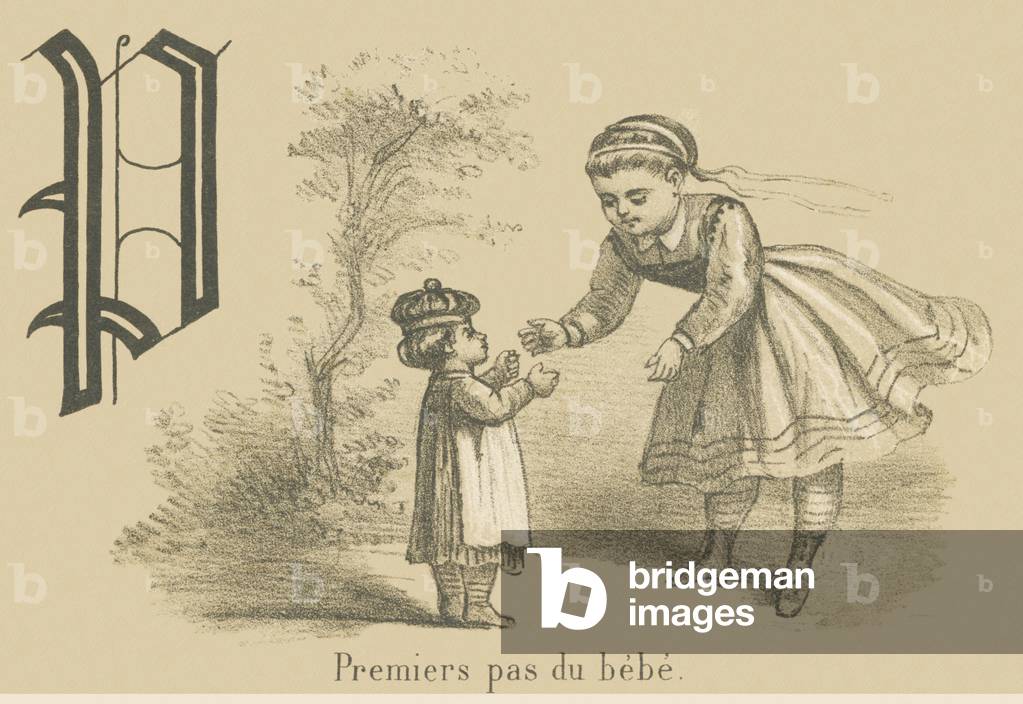 P: First steps of the baby