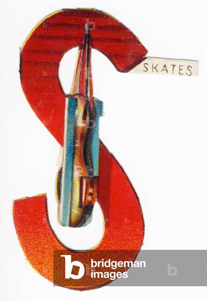S Skates - End of 19th century (chromolithograph)