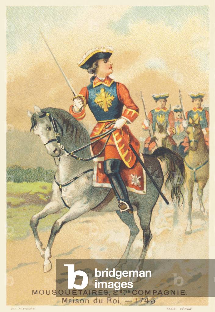 Musketeers, 2nd Company, King's House in 1745