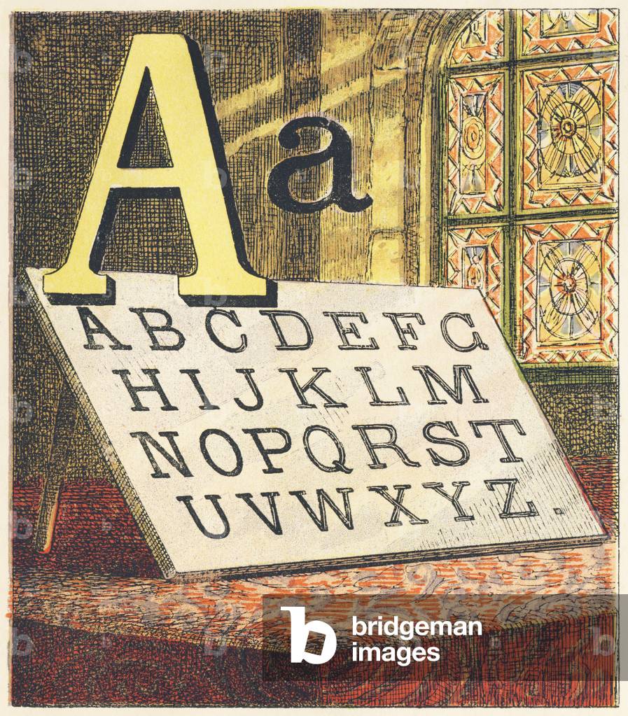 A for the Alphabet, 1872 (illustration)