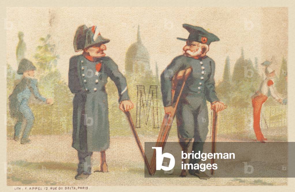 M (letter shown by two invalids)