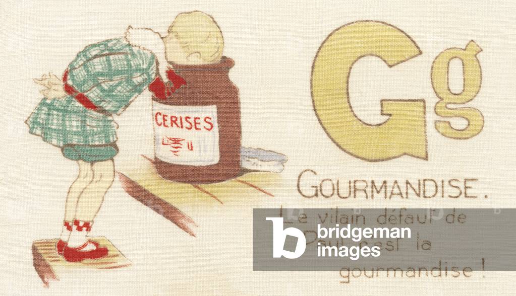 G Gourmandise Paul's ugly devil is gluttony