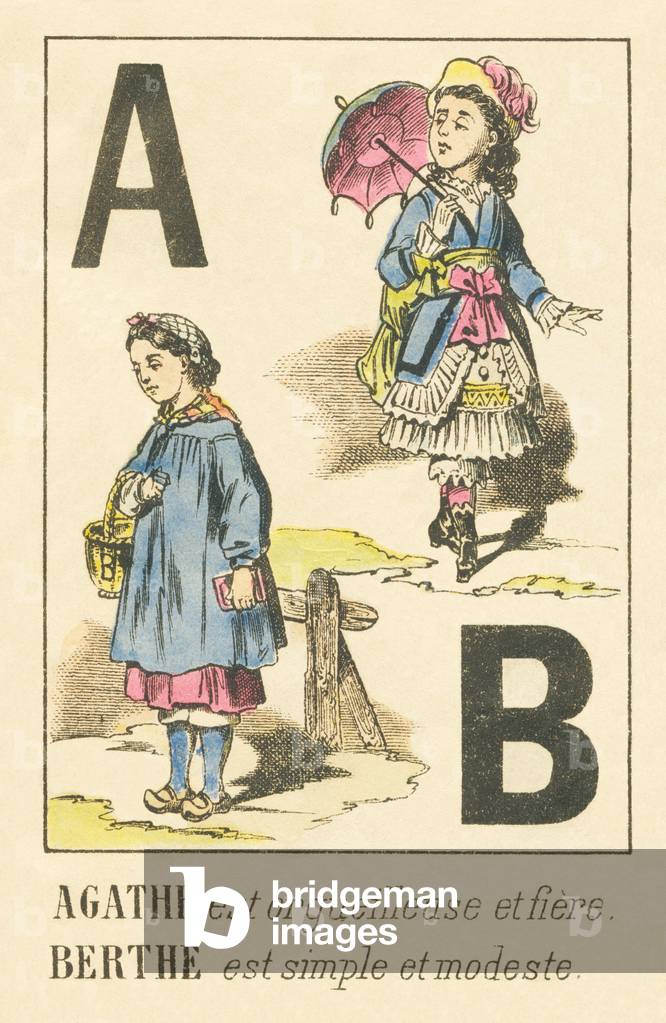 A B: Agathe is proud and proud Berthe is simple and modest