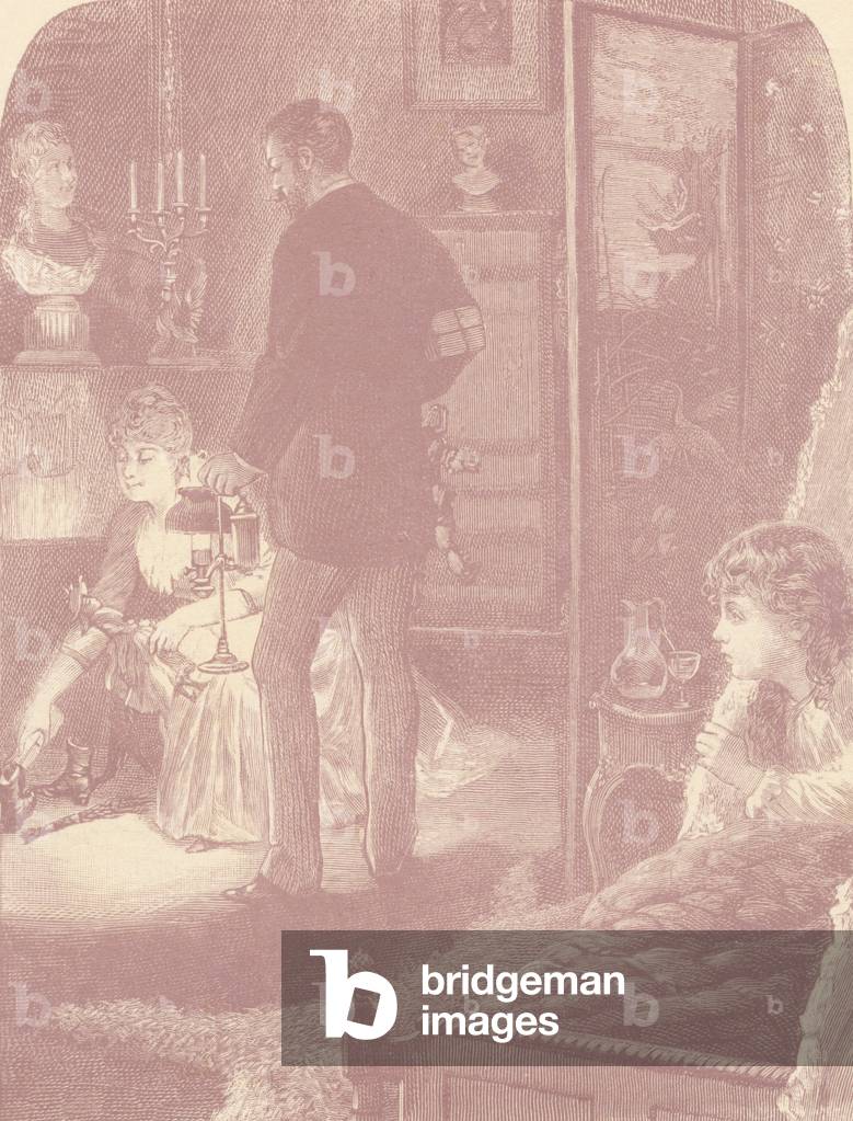 40: Yvonne, who has learned to read well, receives little Christmas through her parents,