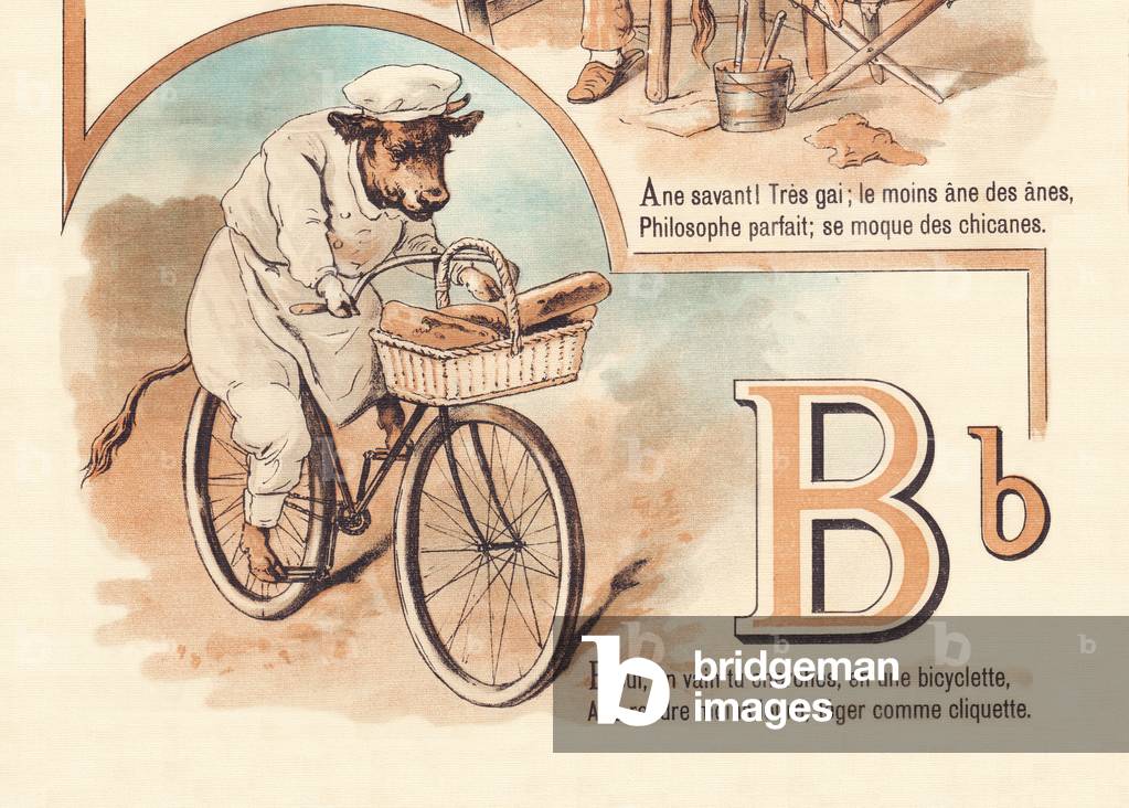 B: Ox, in vain you seek, in a bicycle, to make you less heavy, light as a ratchet