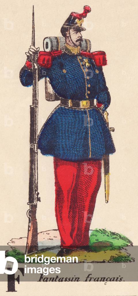 F: French infantryman