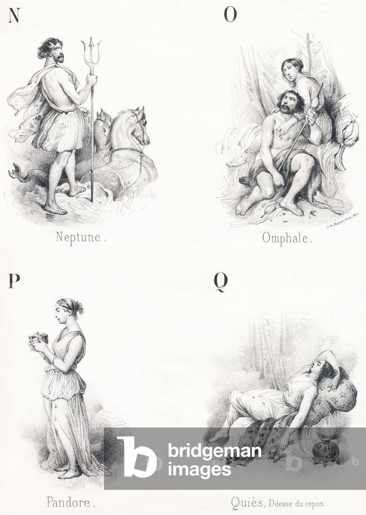 N O P Q: Neptune, Omphal, Pandora, Quies