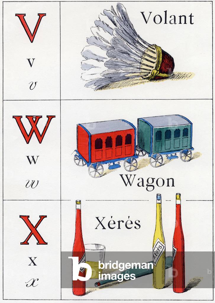 Letters V, W and X: 