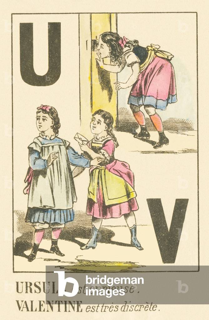 U V: Ursula is curious Valentine is very discreet