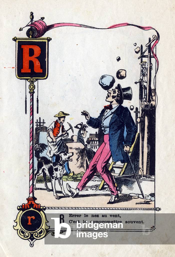 Letter R as 