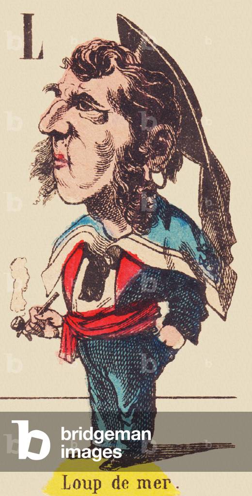 L: Sea Wolf (name that is sometimes given familiar to old and marine intrepids, little used to the uses of the world.)