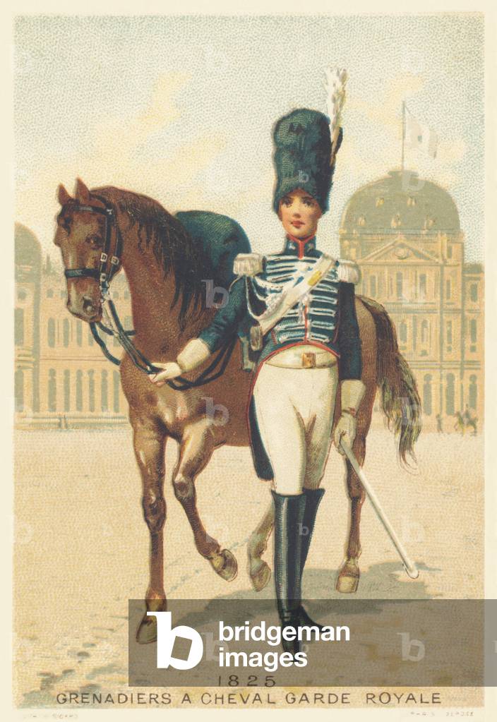 Horseback Grenadier, Royal Guard in 1825