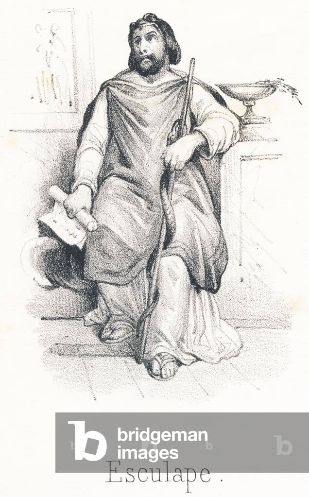 E Aesculapius: Son of Apollo and nymph Coronis He became the god of medicine