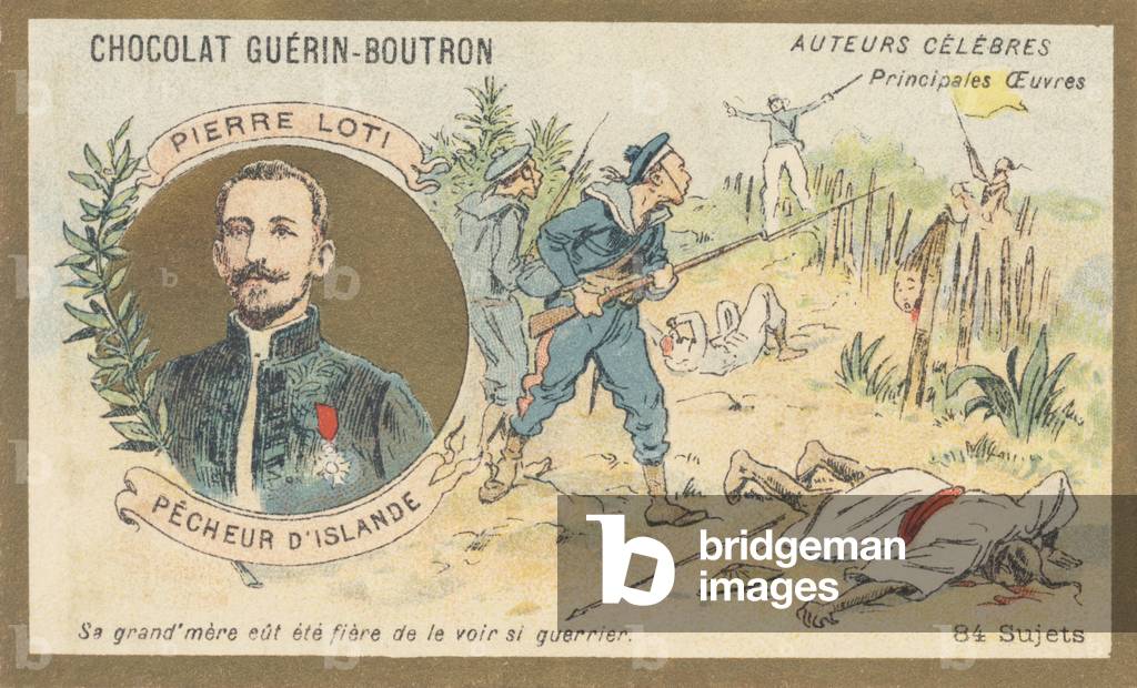 Louis-Marie-Julien Viaud dit Pierre Loti (1850-1923), French writer and naval officer, author of “Pecheur d'Iceland”, novel (1886)