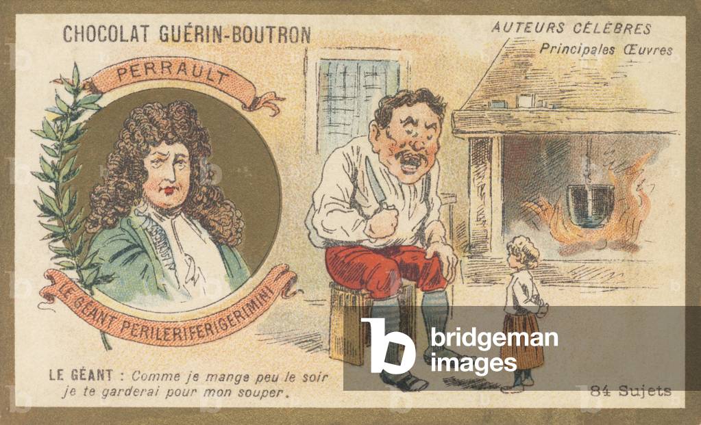 Charles Perrault (1628-1703), French man of letters, author of “Le geant Perileriferigerimini”