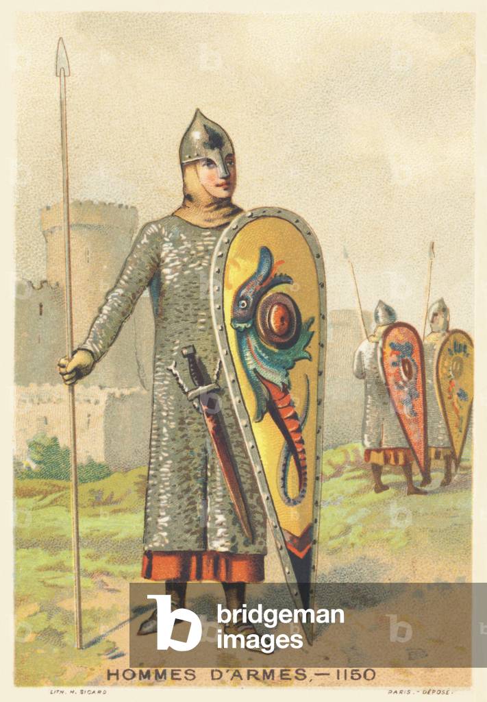 Men of arms in 1150