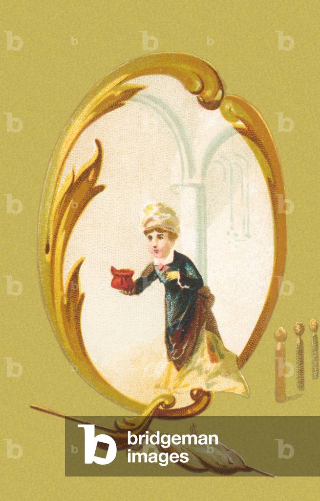 Q: queteuse, cattail, bowling (colour litho)