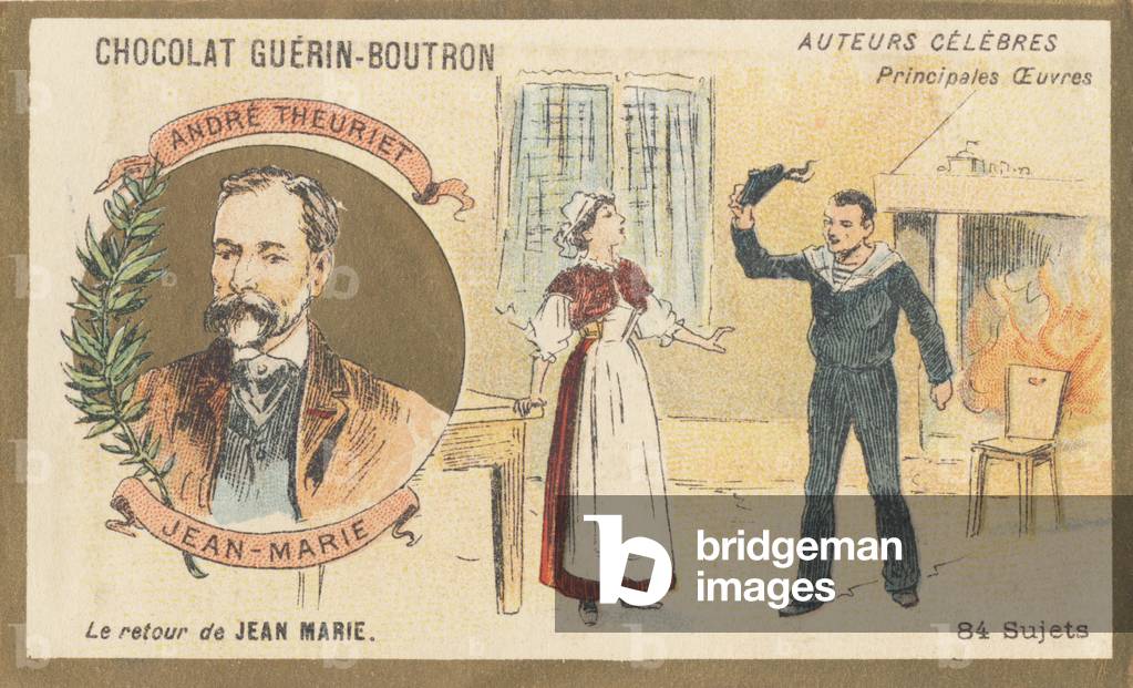 André Theuriet (1833-1907), French poet, novelist and playwright, author of “Jean-Marie”, drama (1872)