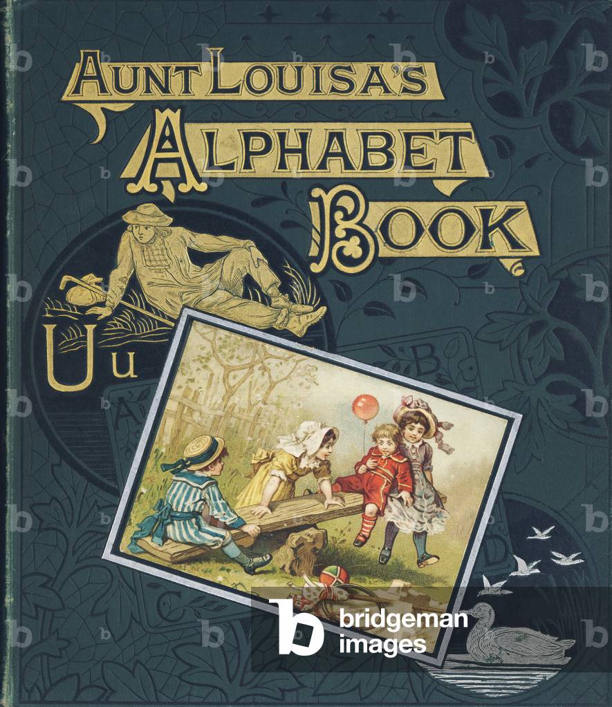 Cover of Aunt Louisa's alphabet book, The nursery alphabet. Frederick Warne and Co, editeurs, London (Angleterre), 1872 (print)