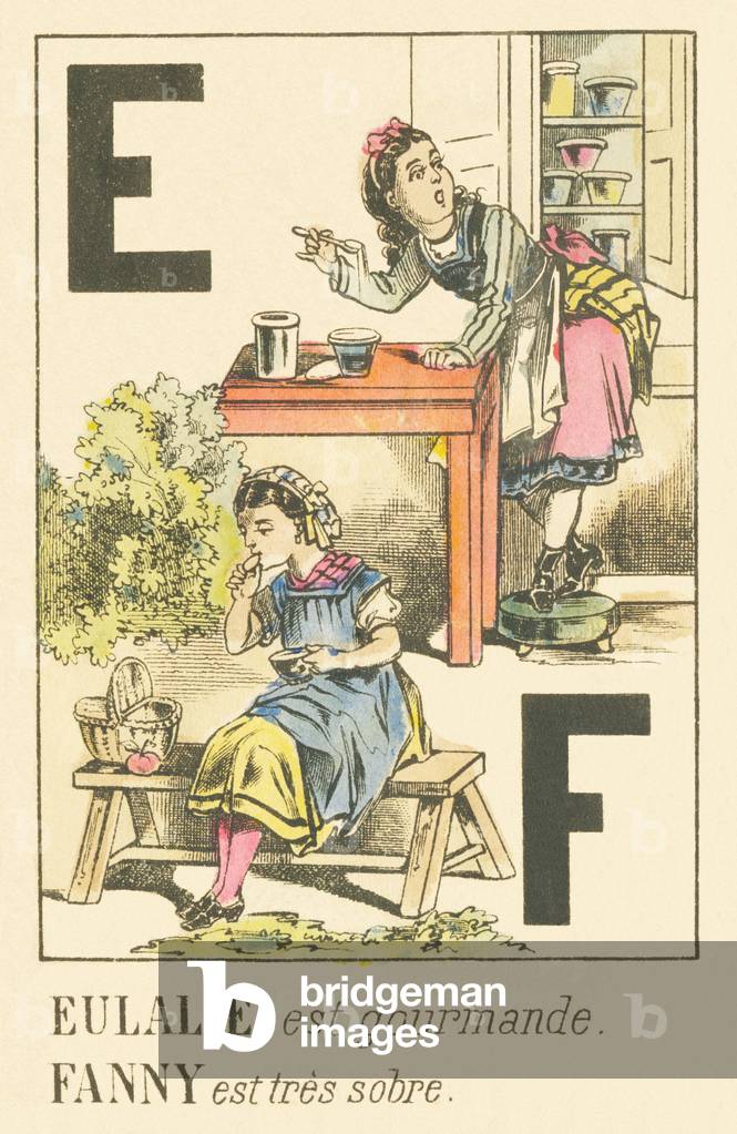 E F: Eulalie is greedy Fanny is very sober