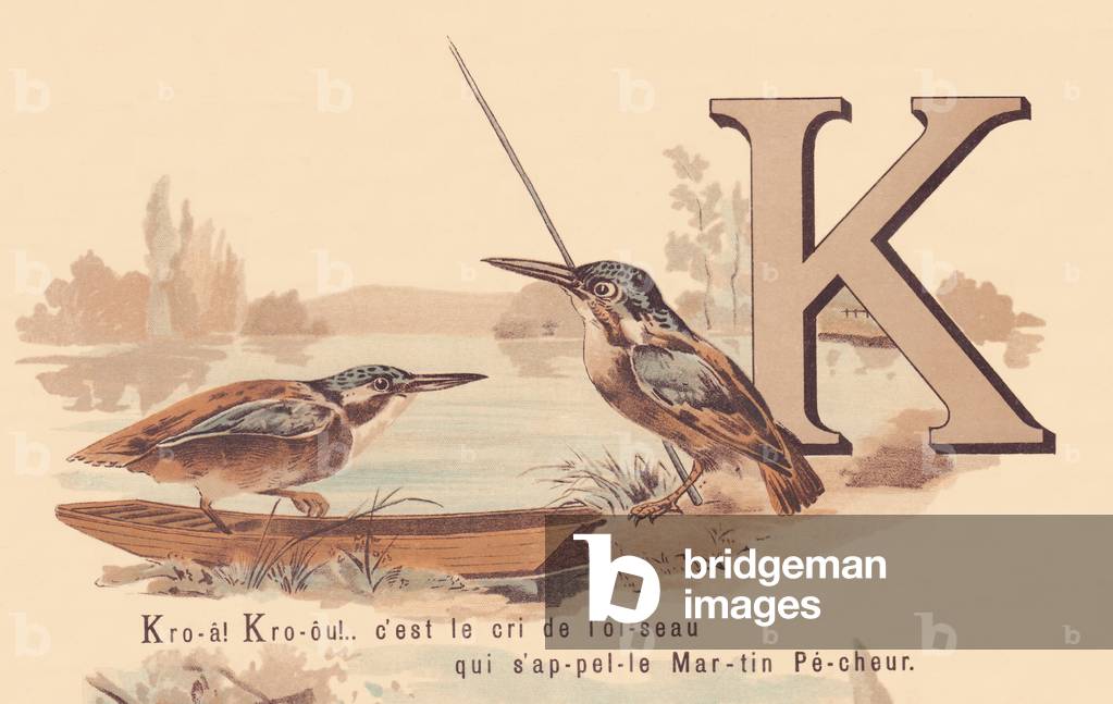 K: Kroa! Kroou! it's the cry of the bird called Martin Pecheur