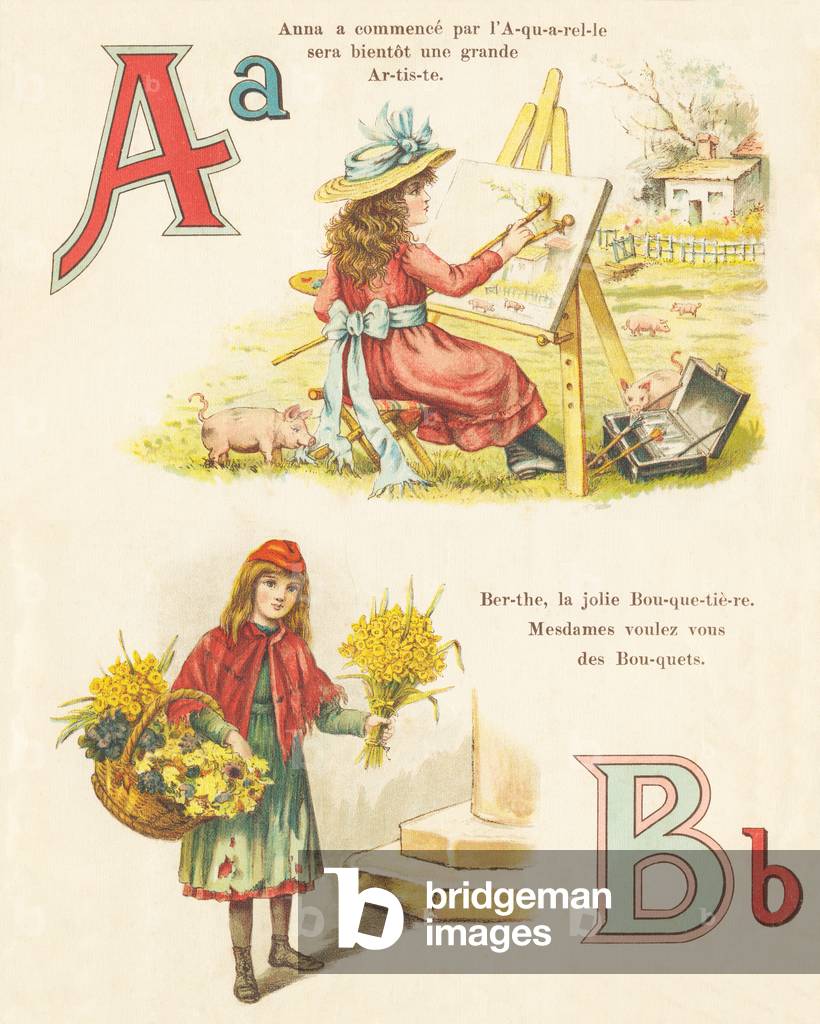 A B: Anna the artist and Berthe the the bouquetiere