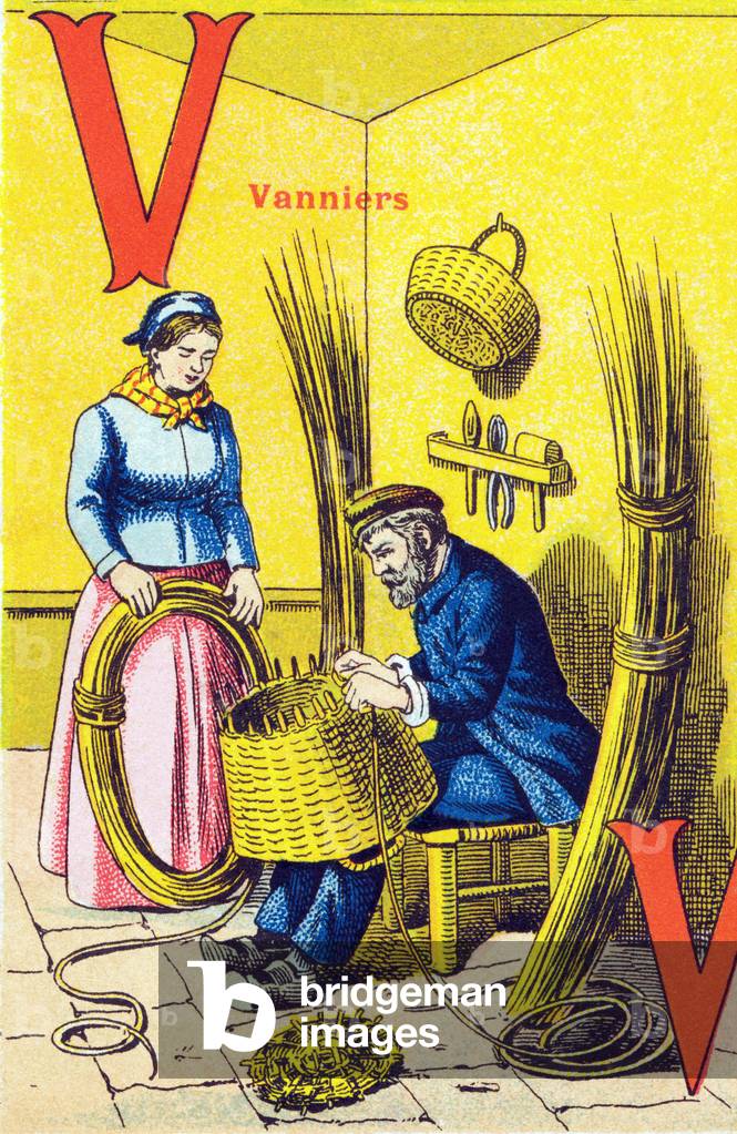 V : Vanniers, 1900 (chromolithograph)