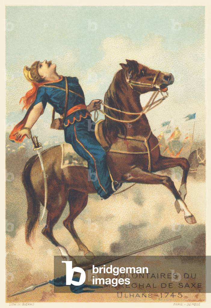 Volunteers of the Saxony Marechal, Ulhans in 1745 (Cavalry Unit of the Ancien Regime)