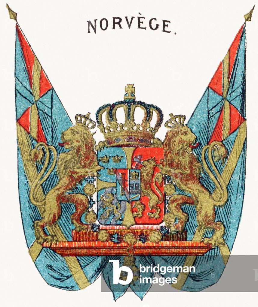 Image of Norvege Alphabet des armoiries et pavillons (Coat of Arms by