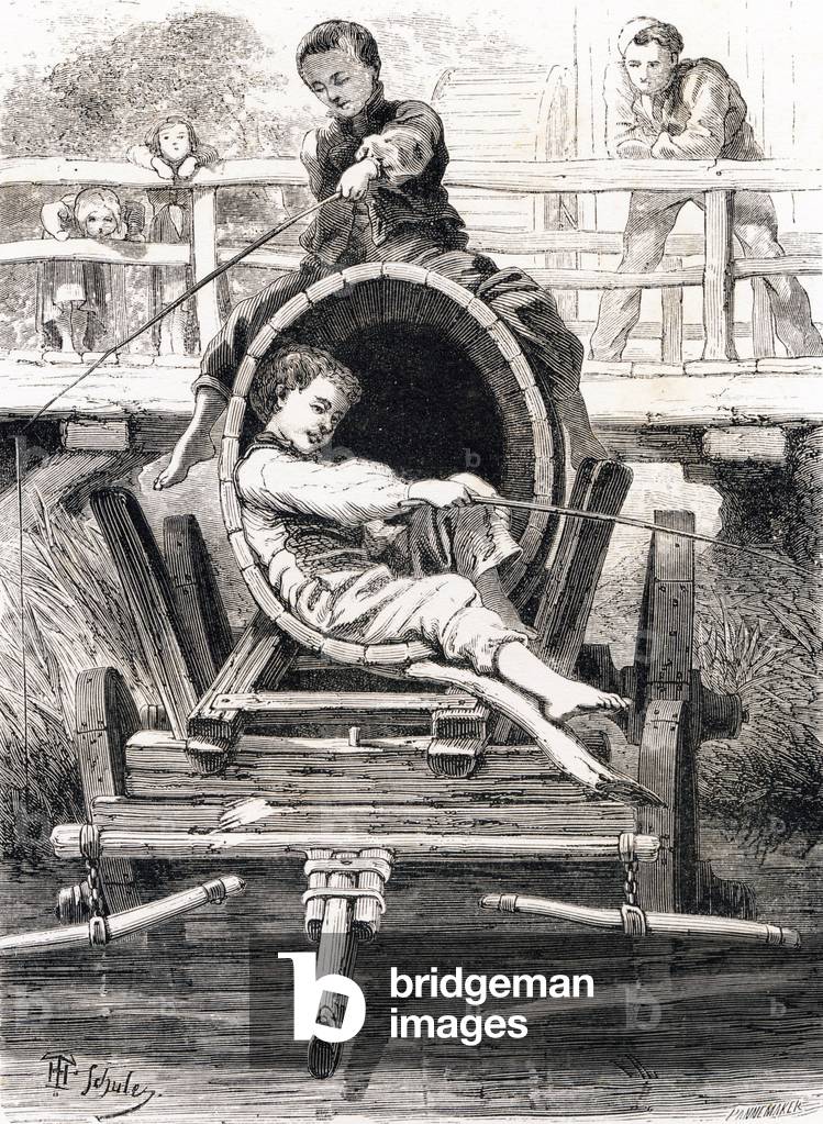 Letter Q: Tail (barrel), 1868 (engraving)