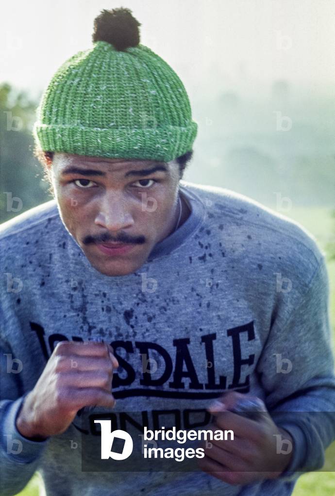 John Conteh training, 1973 (photo)