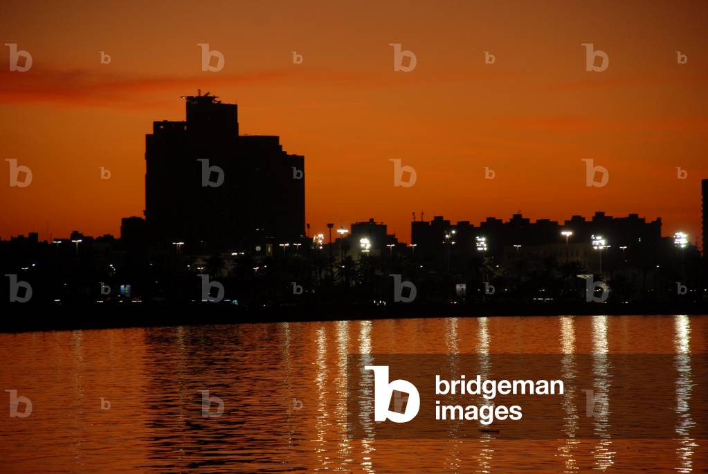 Sunset over Tripoli, Libya (photo)