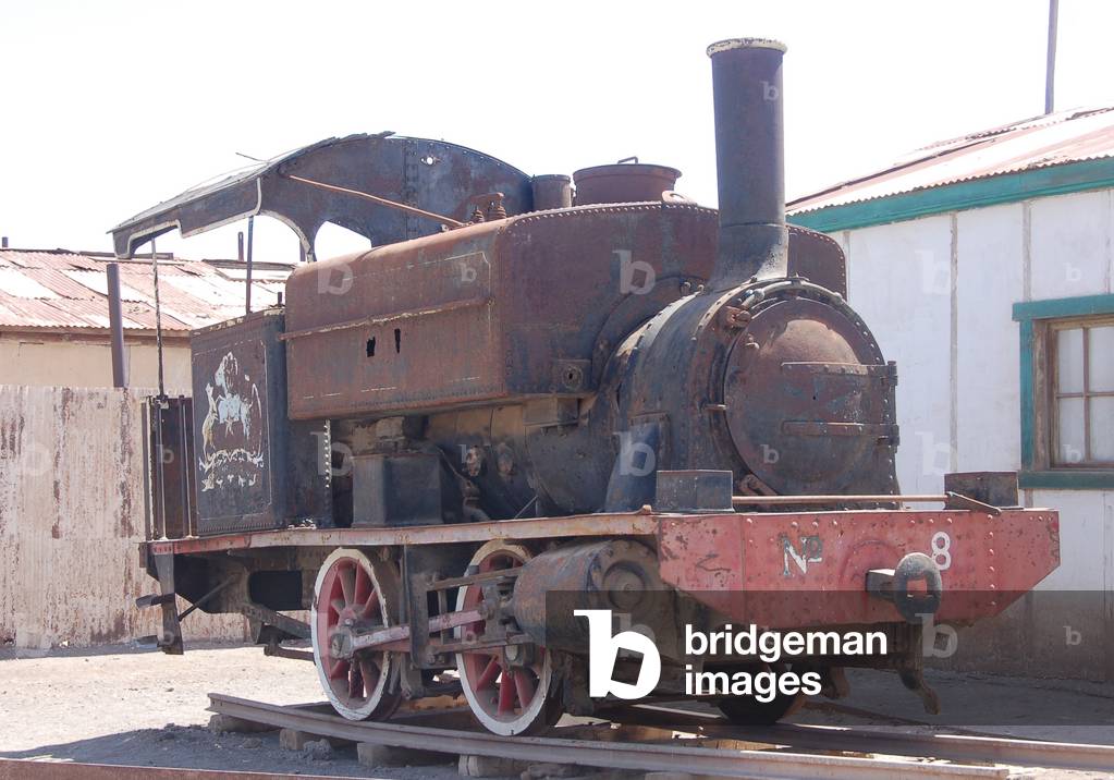Steam Engine, Humberstone, Chile (photo)