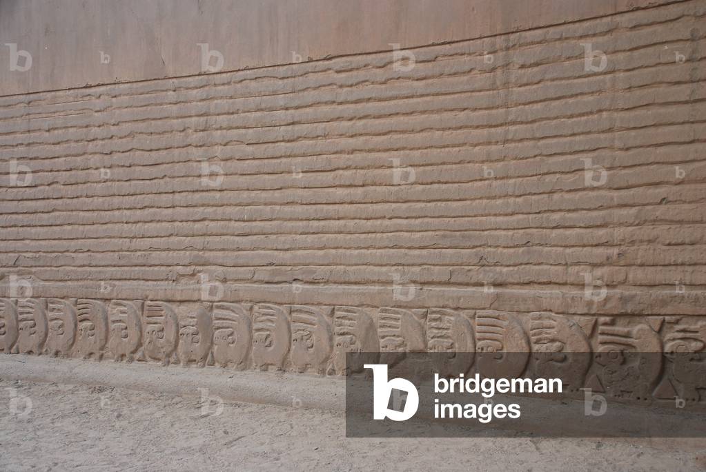 Decorated Wall, Chan Chan, Peru (photo)