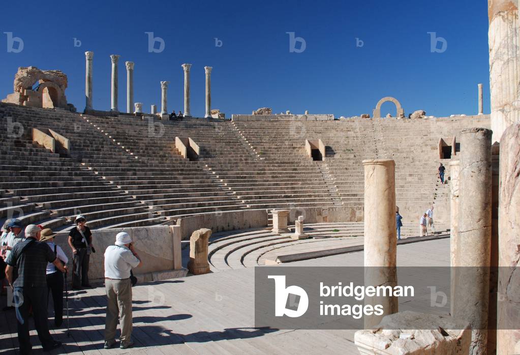 Amphitheatre, Leptis Magna, Libya (photo)