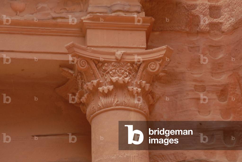 Column Boss, The Treasury, Petra, Jordan (photo)