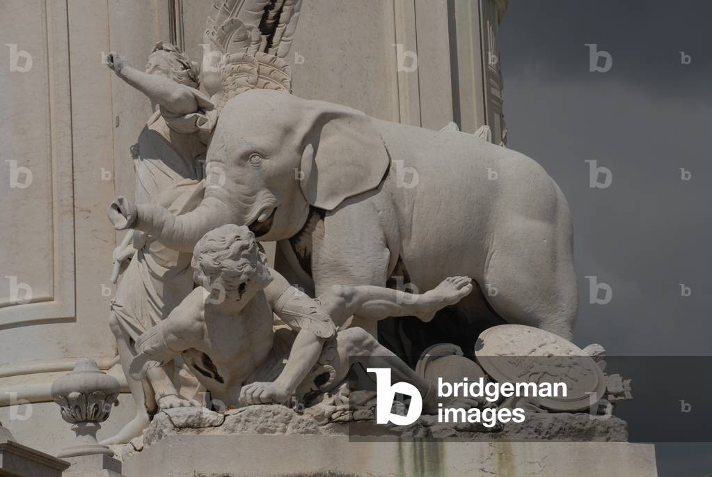 Elephant Sculpture, Lisbon, Portugal (photo)